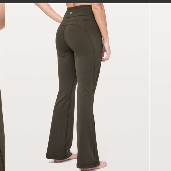 Lululemon Groovy Flare Olive Green - Picture 2 of 7